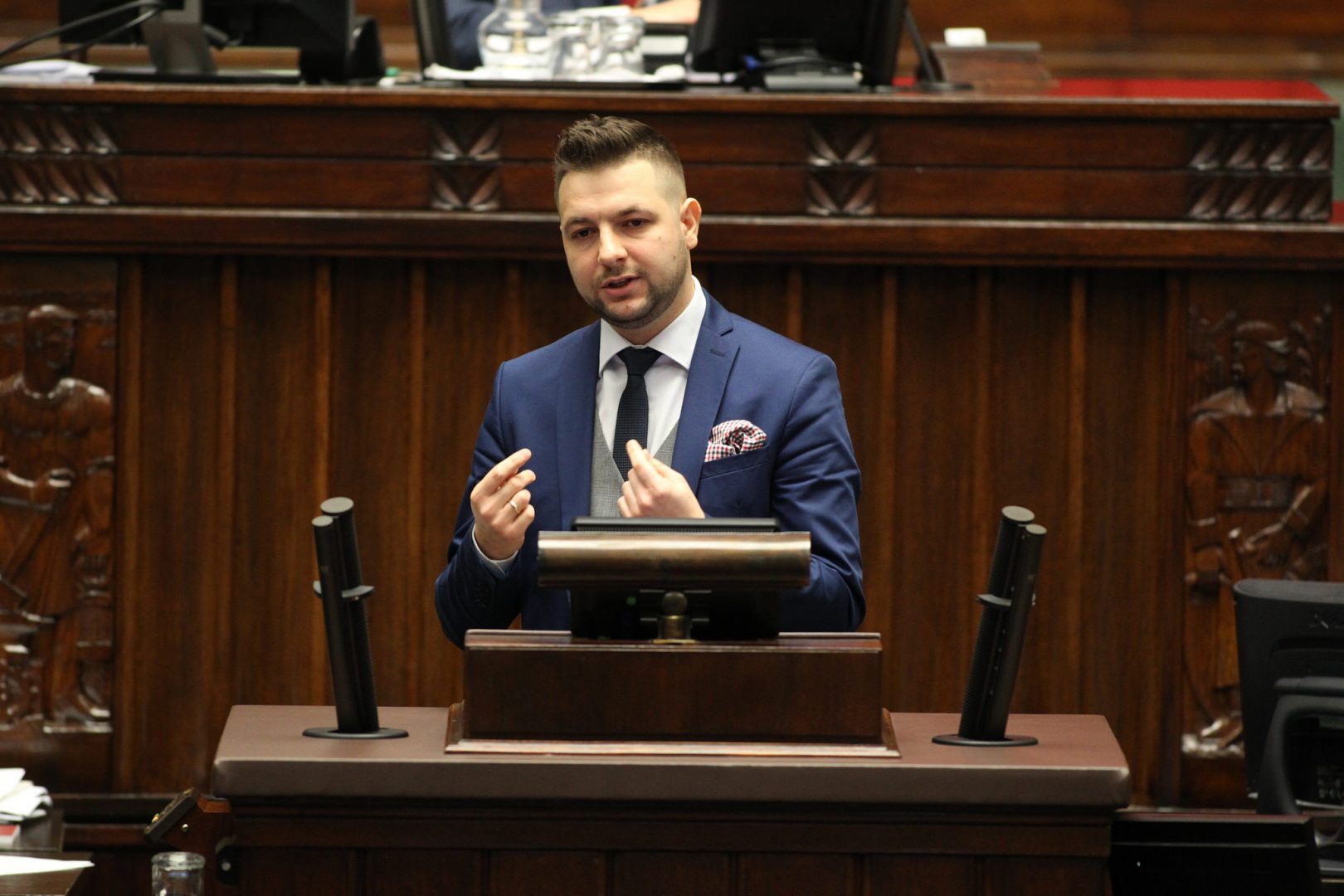 Patryk Jaki 2 fot. Kancelaria Sejmu - Krzysztof Białoskórski